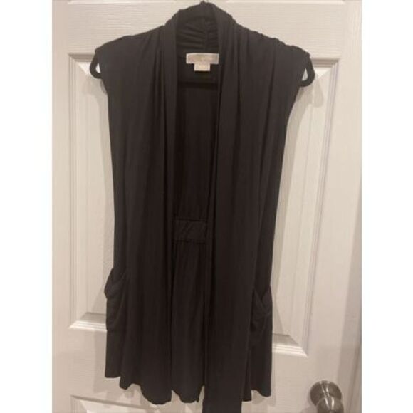 Women’s Michael Kors Black Open Front Cardigan - Size: S/P - Picture 4 of 15